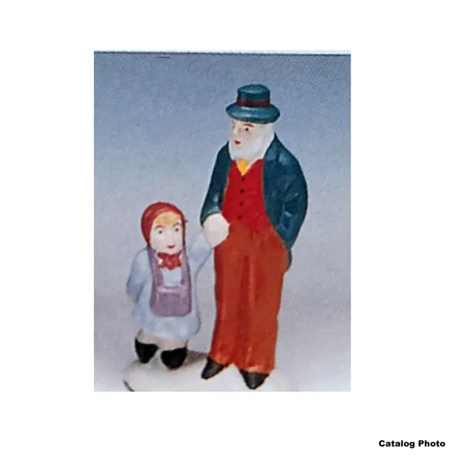 lemax-grandpa-and-emily-figurine-miniature-grand-p-re-et-emily image 1