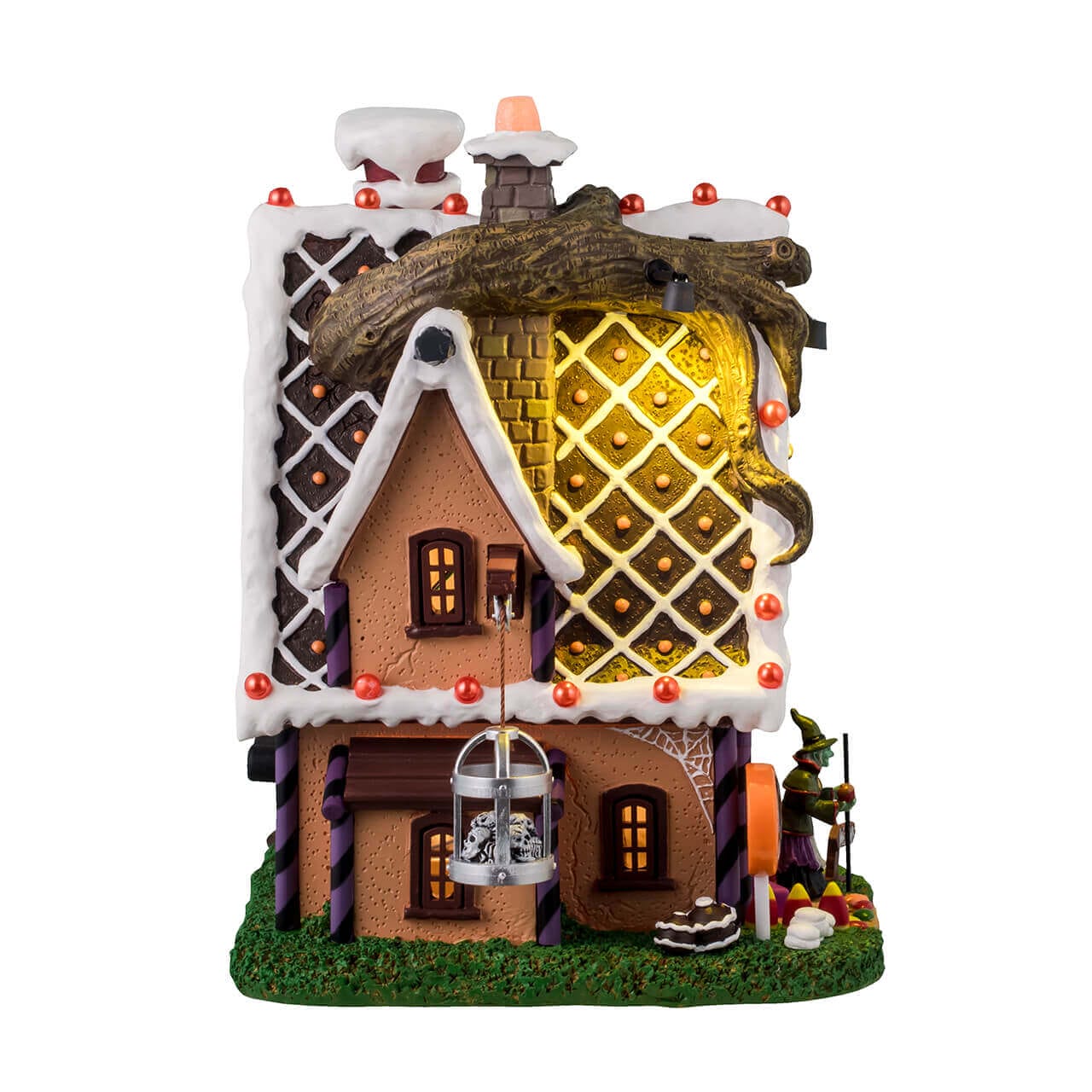lemax-the-candy-witch-cottage-maison-de-sorci-re-spooky-town image 2