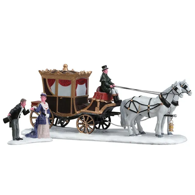 lemax-the-duchess-arrives-lot-de-2-figurines-miniatures-de-collection image 1
