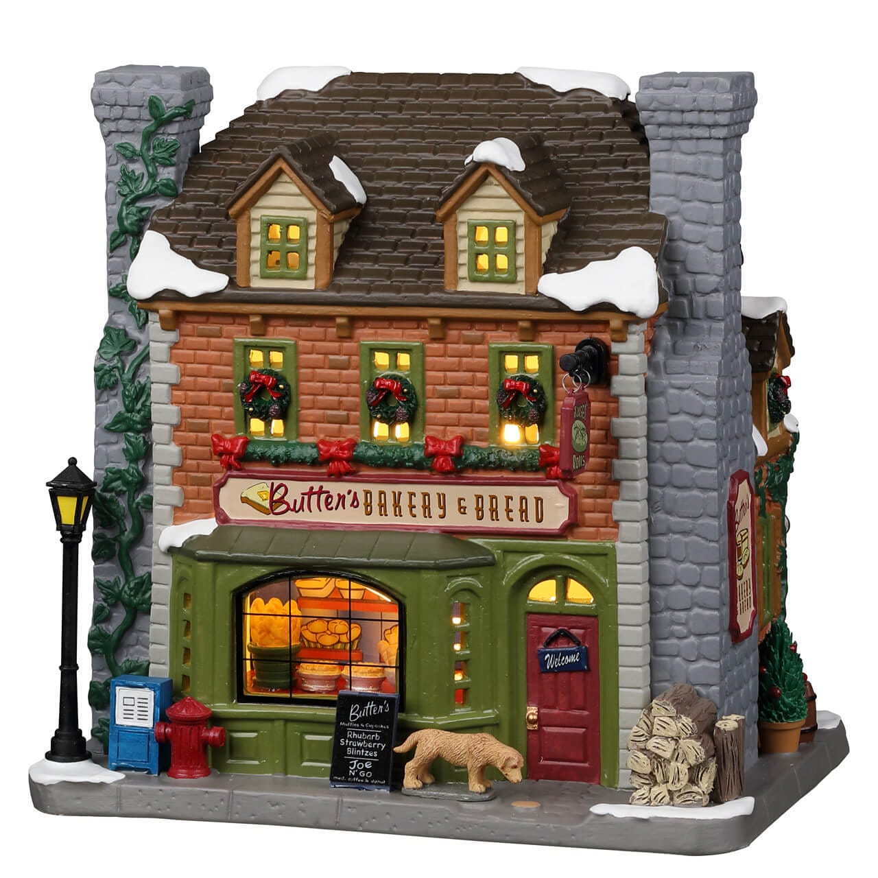 lemax-butter-s-bakery-bread-boulangerie-miniature-caddington image 4