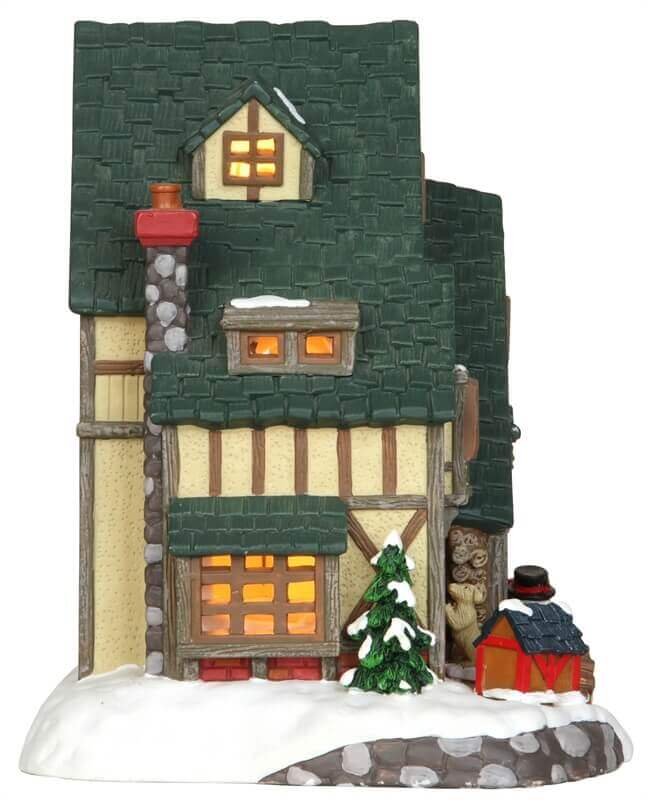 lemax-thompson-tudor-house-maison-miniature-de-collection-village-de-no-l image 2