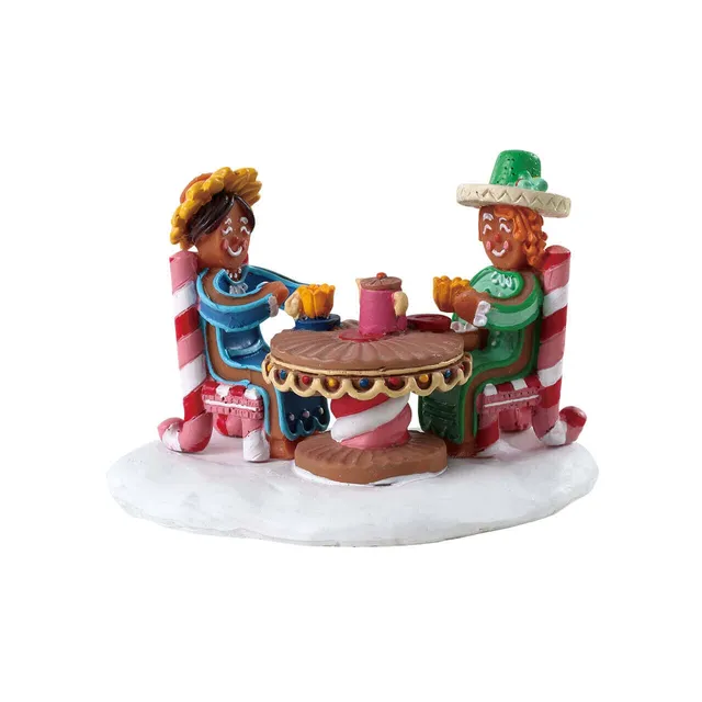 lemax-tea-and-cakes-figurine-miniature-sugar-n-spice image 1