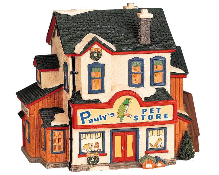 lemax-pauly-s-pet-store-maison-miniature-animalerie image 1