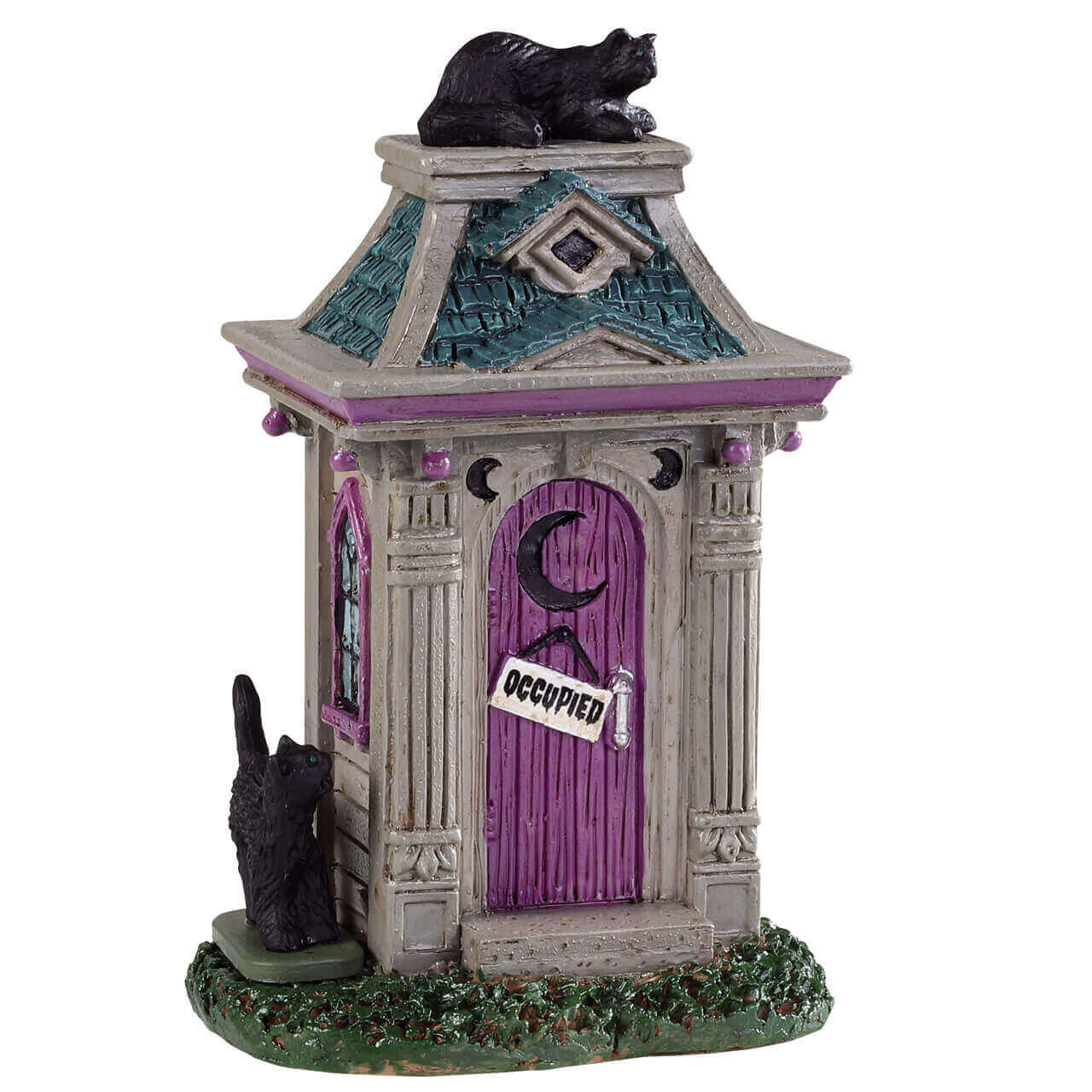 lemax-haunted-outhouse-cabane-hant-e-miniature-spooky-town image 1
