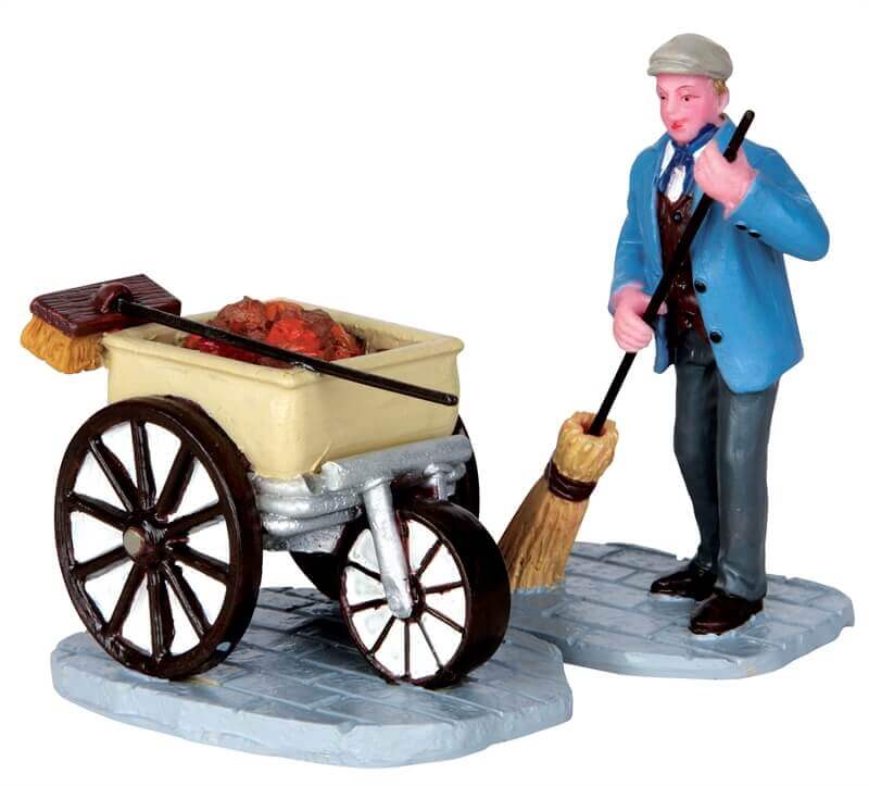 lemax-street-sweeper-set-of-2-lot-de-2-figurines-balayeur image 2