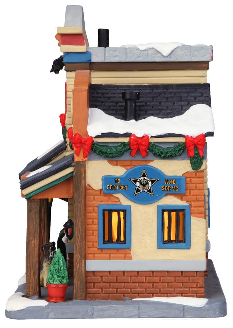 lemax-police-station-b-timent-miniature-poste-de-police image 2