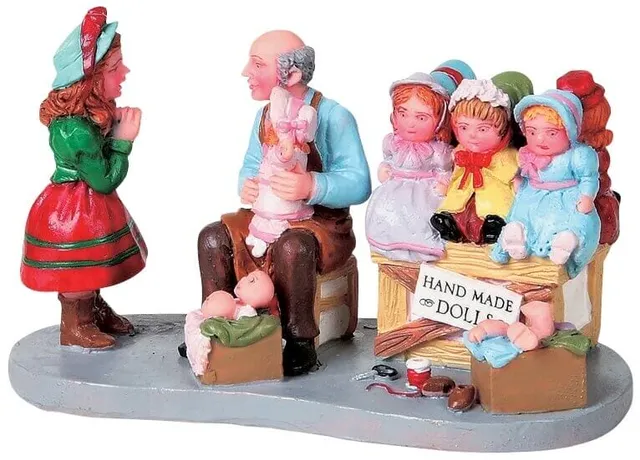 lemax-doll-maker-figurine-miniature-artisan-fabricant-de-poup-es image 1