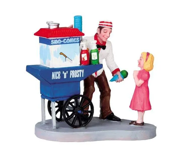 lemax-snocone-stand-stand-miniature-marchand image 1