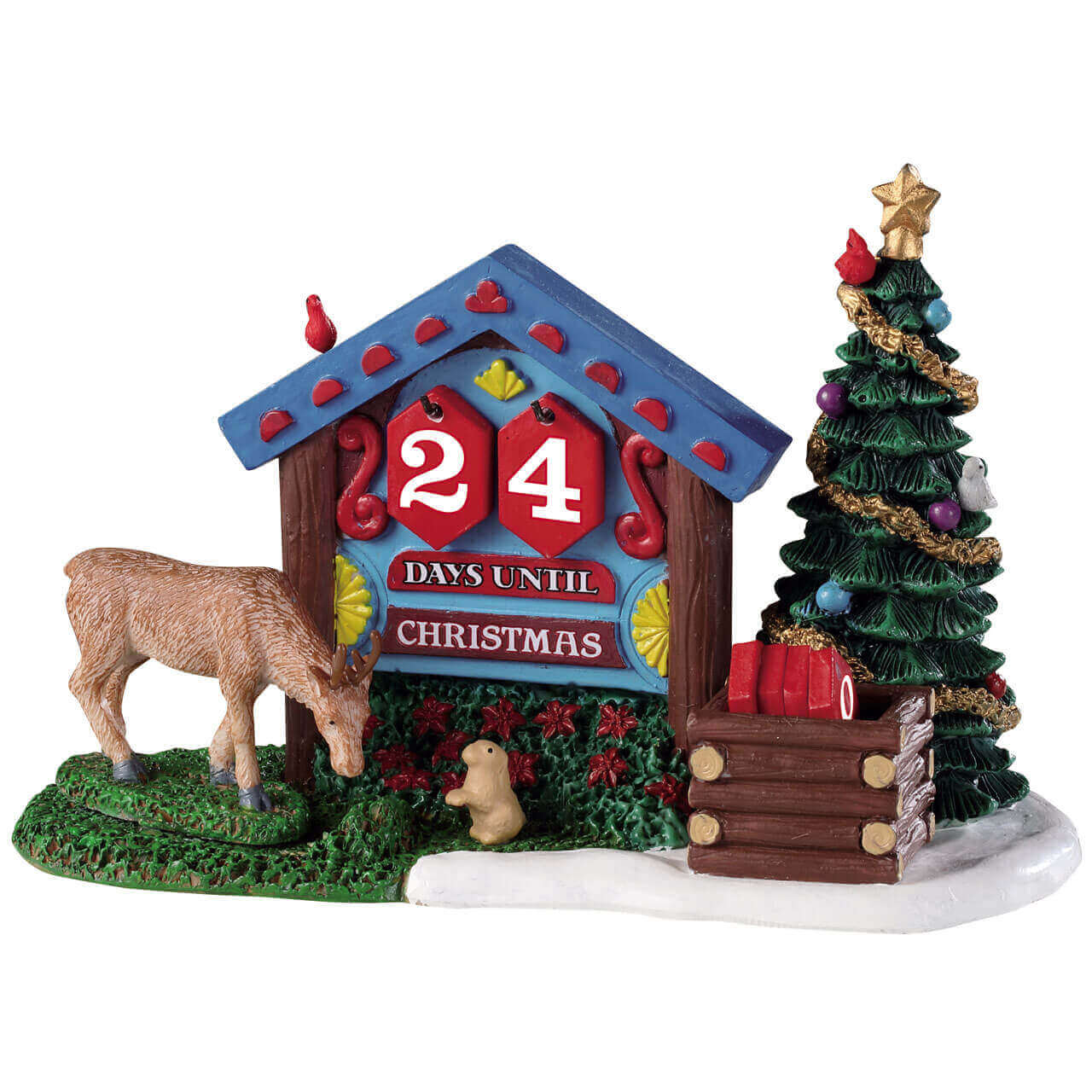 lemax-woodland-countdown-d-cor-miniature-compte-rebours-for-t image 5