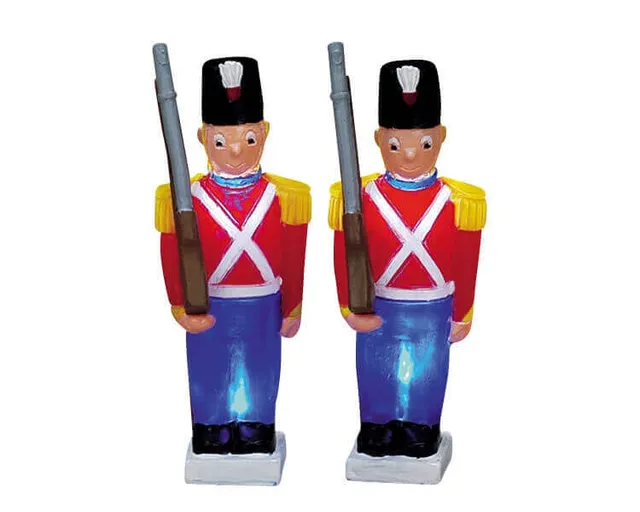 lemax-lighted-toy-soldier-figurine-lumineuse-artisanale-de-collection image 1