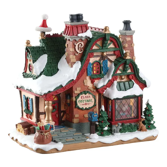 lemax-the-claus-cottage-chalet-du-p-re-no-l-lumineux image 1