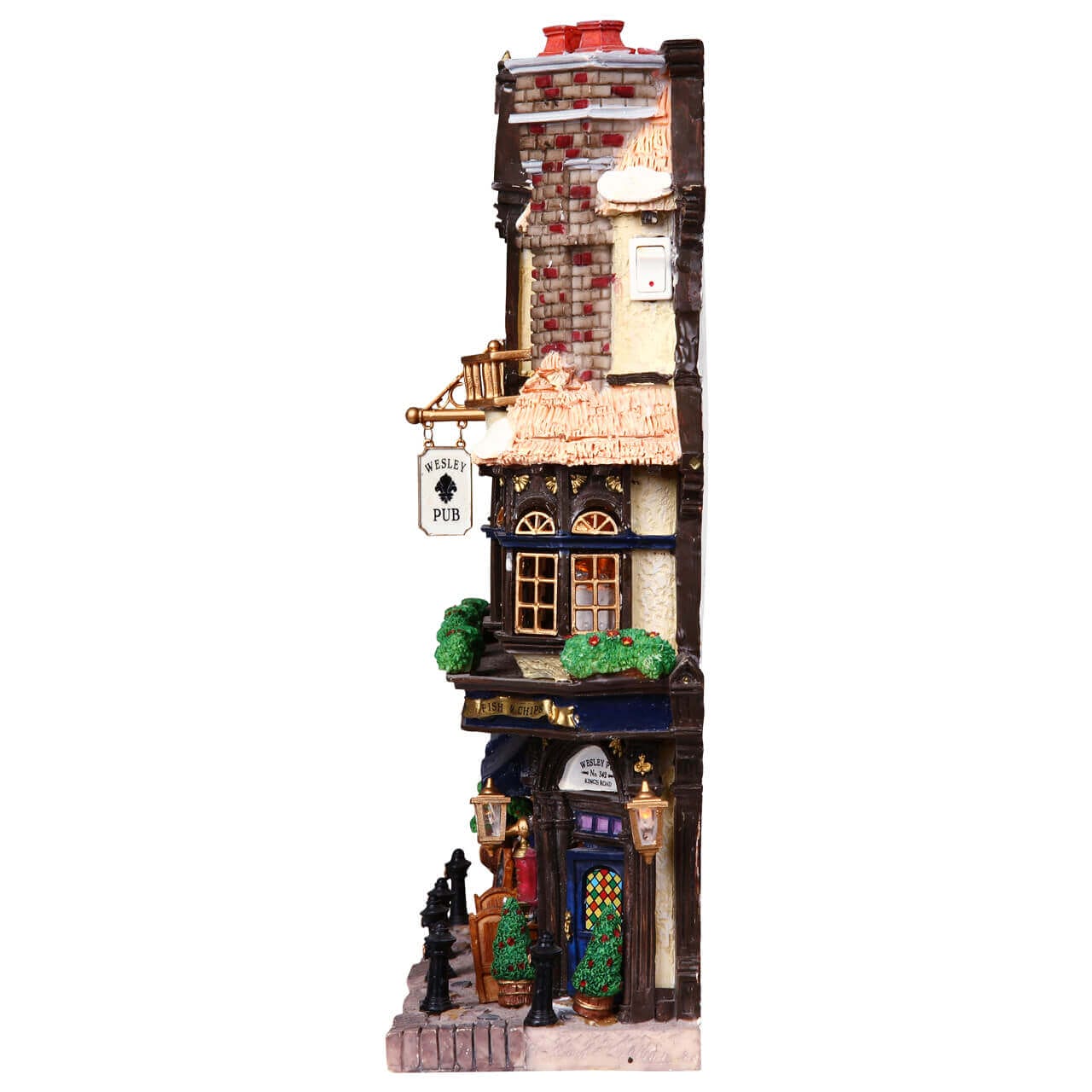 lemax-wesley-pub-fa-ade-lumineuse-essex-street-accrocher image 2
