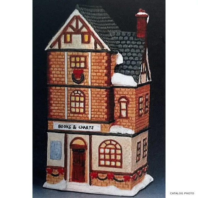 lemax-bookstore-b-timent-miniature-librairie-de-village image 1