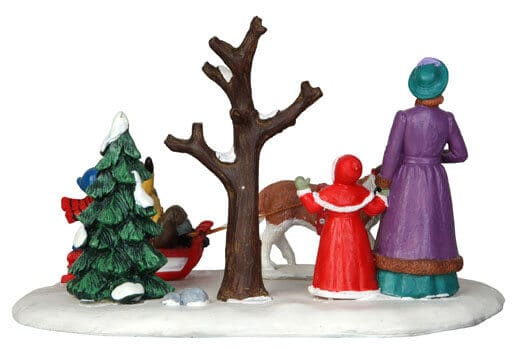 lemax-sleigh-rides-figurine-promenade-en-tra-neau image 3