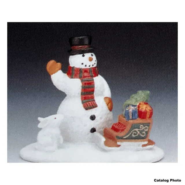 lemax-snow-bunny-figurine-animale-de-village-miniature image 1