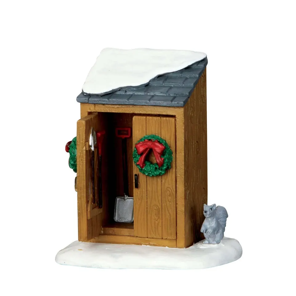 lemax-utility-shed-caddington-cabanon-miniature-artisanal-de-collection image 1