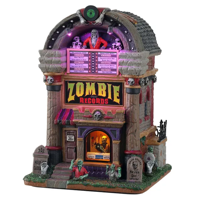 lemax-zombie-records-b-timent-jukebox-spooky-town image 1