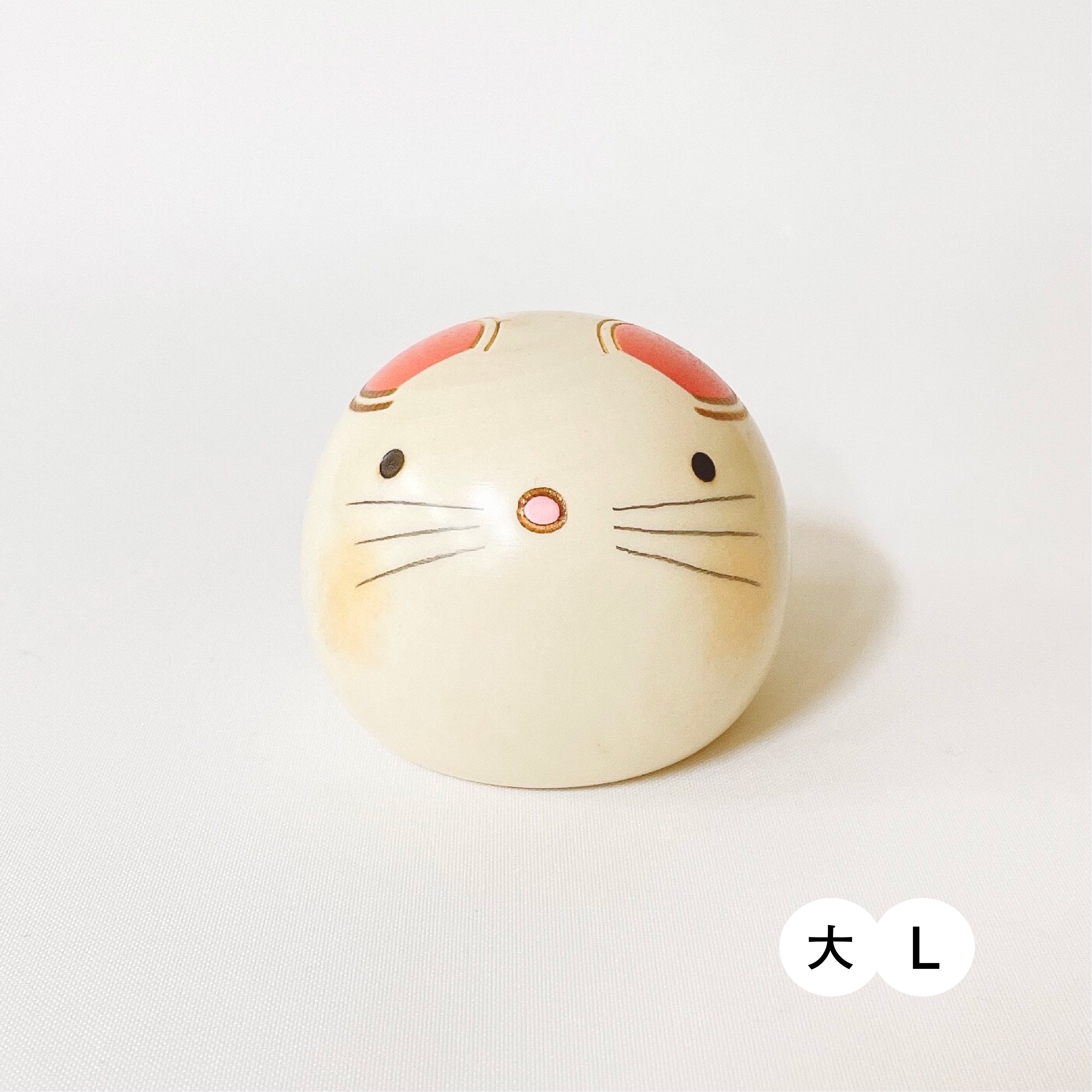 usaburo-kokeshi-yurakoro-souris-figurine-animal-ronde image 5