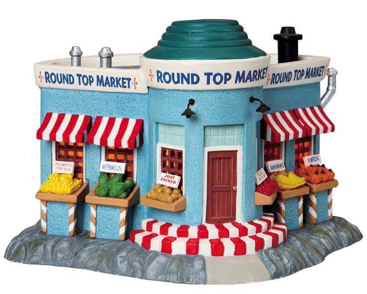 lemax-round-top-market-march-miniature-village-de-no-l image 1