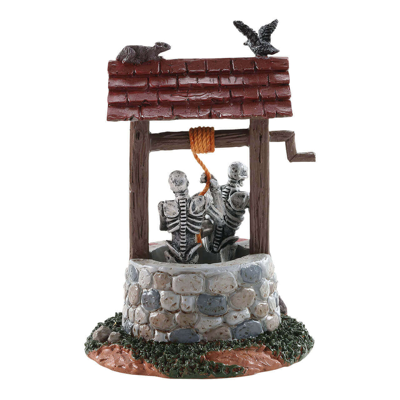 lemax-spooky-town-ghouls-in-well-puits-hant-miniature image 4