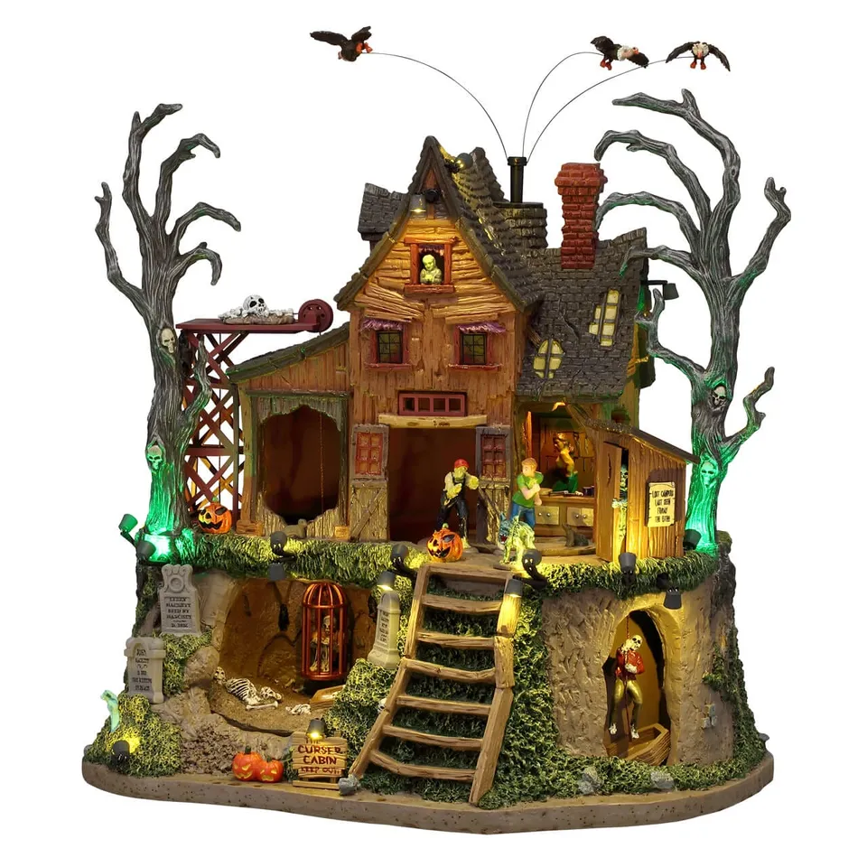 lemax-the-cursed-cabin-cabane-maudite-anim-e image 1