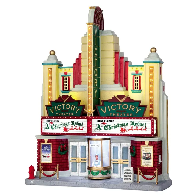 lemax-victory-theater-b-timent-miniature-anim-lumi-res-clignotantes image 1