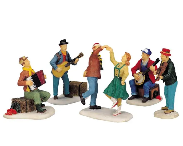 lemax-sing-dance-be-merry-figurine-miniature-de-collection-sc-ne-festive image 1