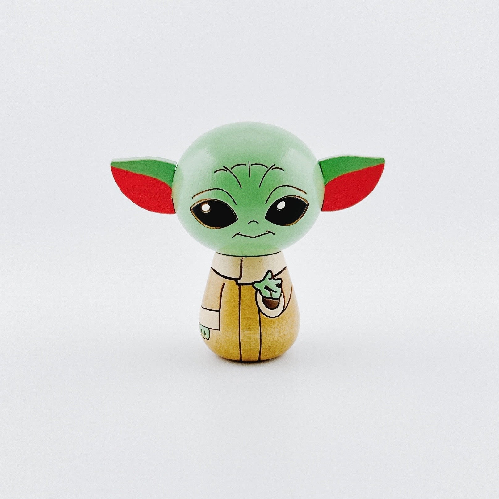 usaburo-kokeshi-star-wars-yoda-figurine-artisanale-6-5-cm image 1