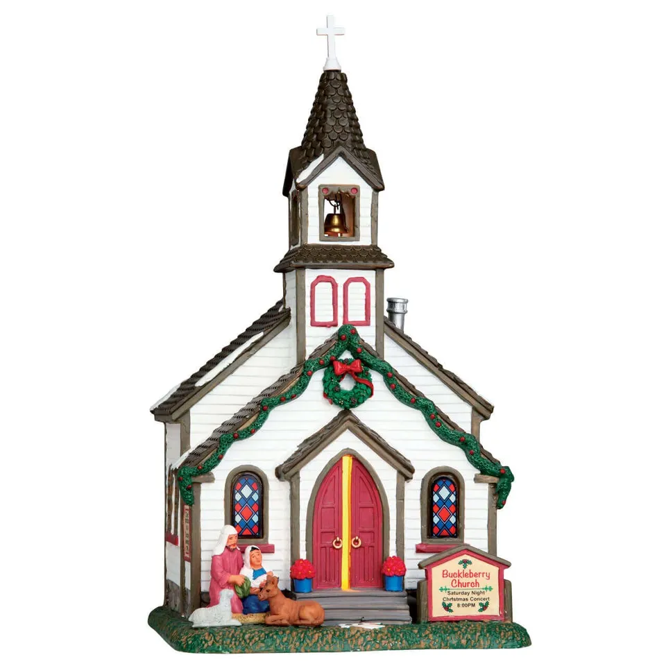lemax-buckleberry-church-glise-miniature-de-village image 1
