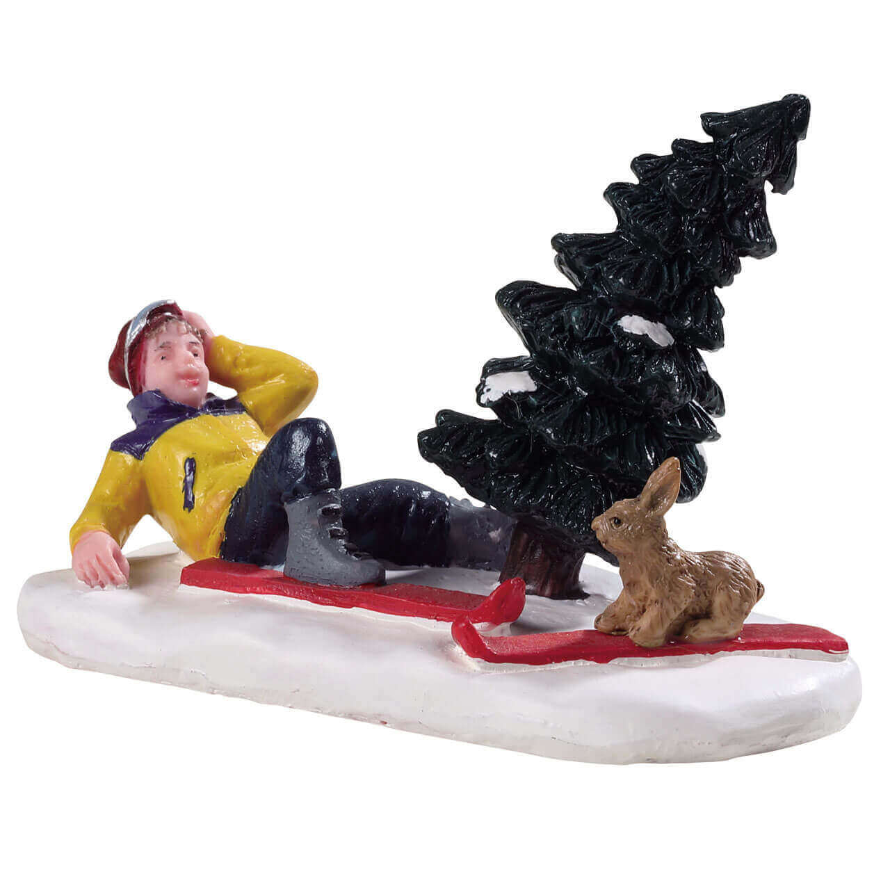 lemax-ski-bunny-figurine-miniature-vail-village image 1