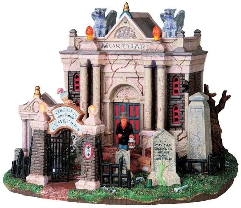 lemax-forlorn-cemetery-miniature-cimeti-re-spooky-town-halloween image 1
