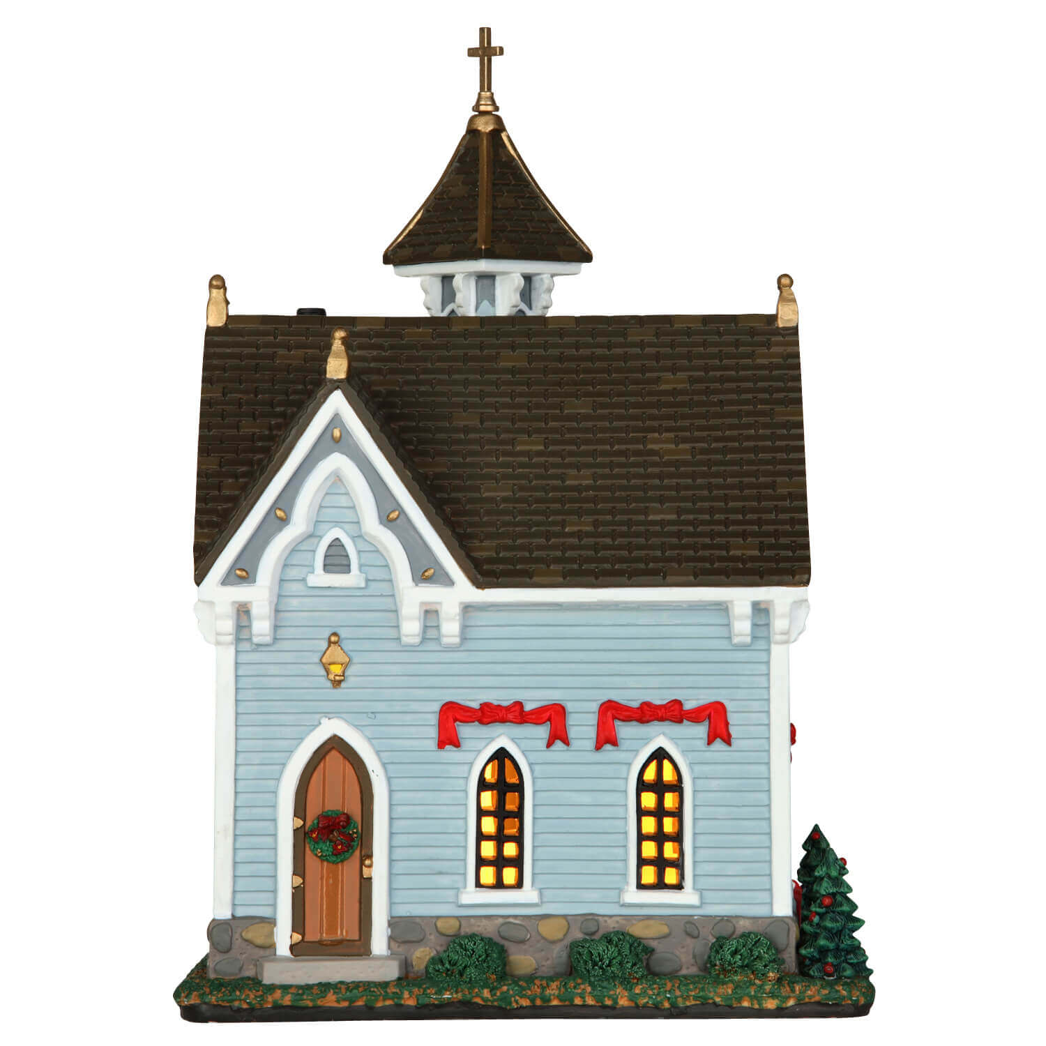 lemax-brookside-chapel-glise-miniature-village-de-no-l image 2
