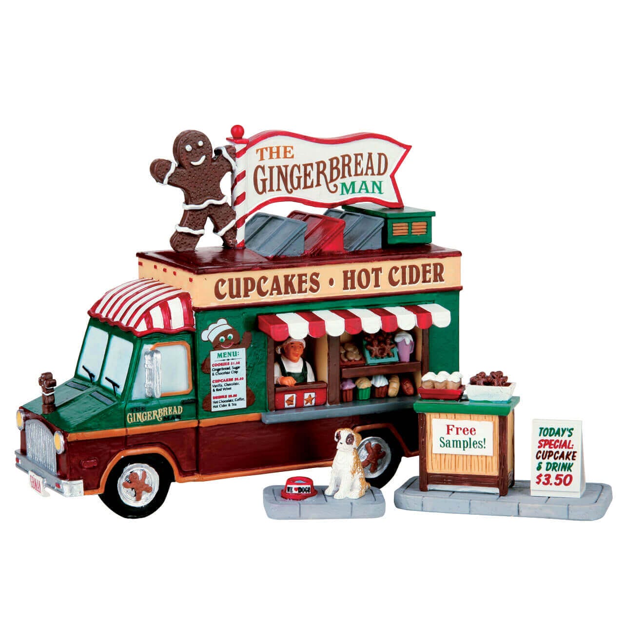 lemax-the-gingerbread-man-set-of-3-food-truck-de-no-l-miniature image 2