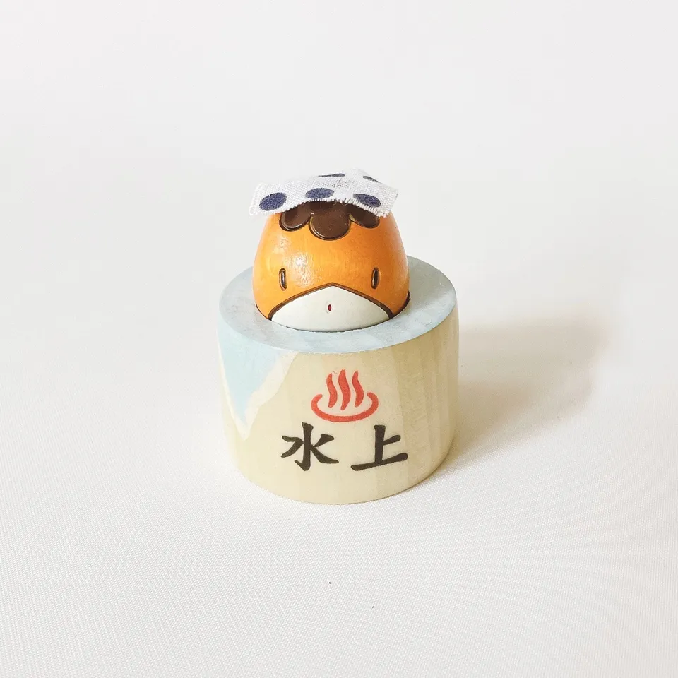 usaburo-kokeshi-gunma-chan-minakami-hot-spring-mini-kokeshi-7-5-cm image 1