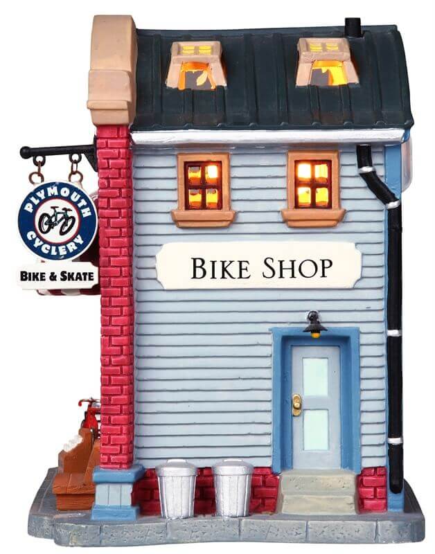 lemax-plymouth-cyclery-boutique-v-los-village-miniature image 2