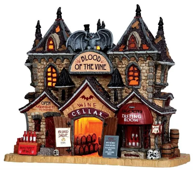 lemax-blood-of-the-vine-spooky-town-b-timent-miniature-hant image 1