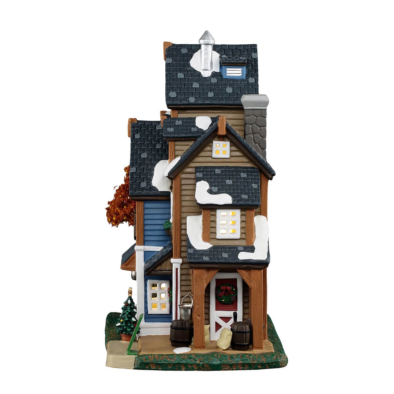 lemax-the-merry-maple-leaf-b-timent-miniature-harvest-crossing image 3