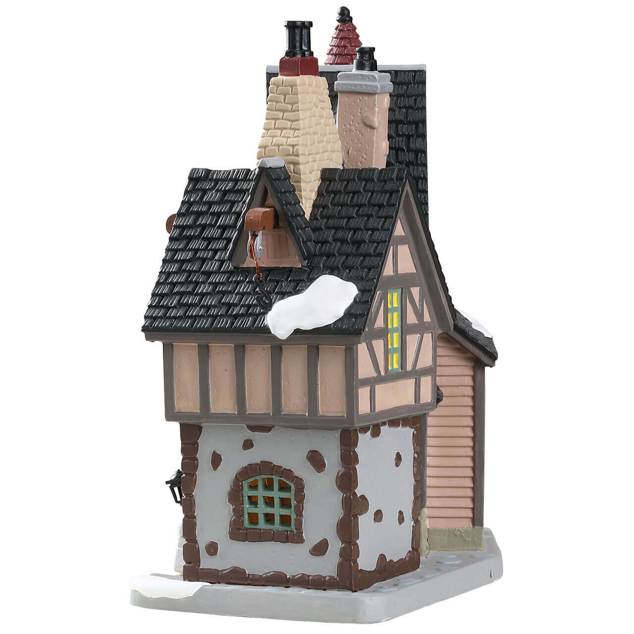 lemax-caddington-candlers-coaching-inn-auberge-miniature-lumineuse image 2