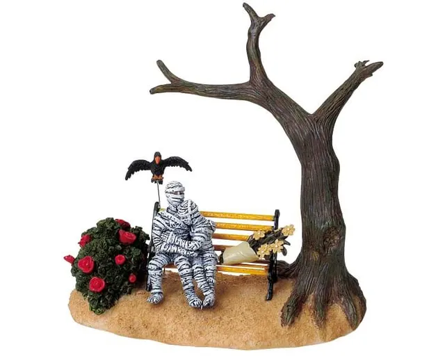 lemax-wrapped-up-in-each-other-figurine-miniature-spooky-town image 1