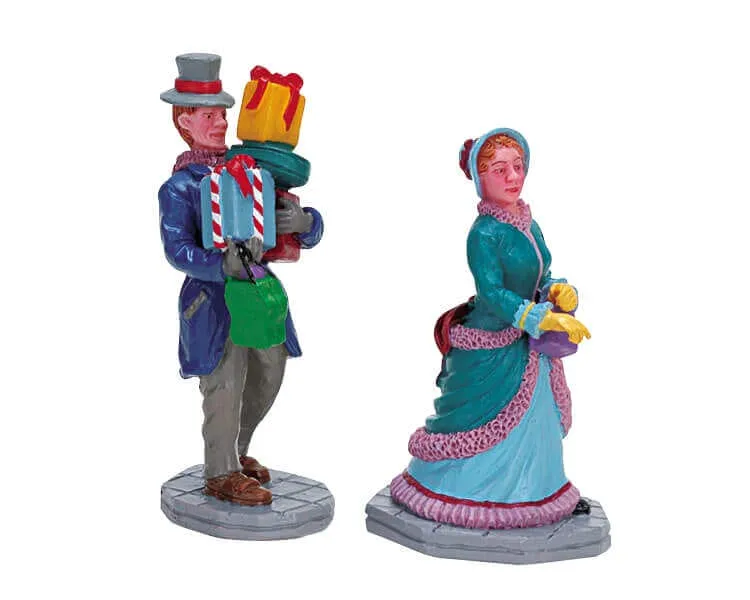 lemax-out-shopping-figurines-shopping-miniatures image 1