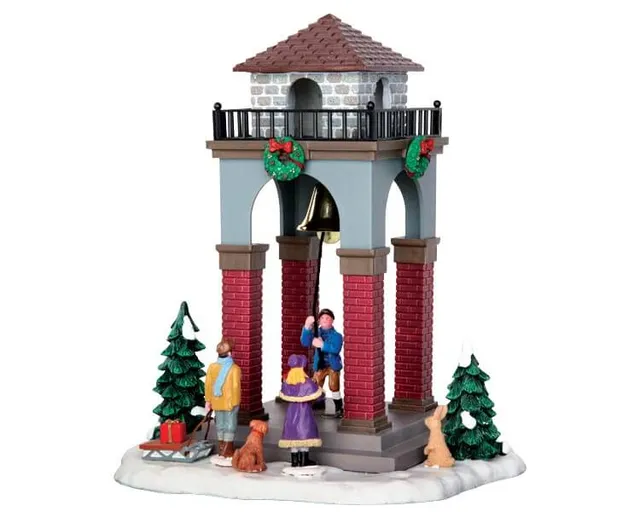 lemax-ringing-the-christmas-bell-figurine-miniature-cloche-de-no-l image 1