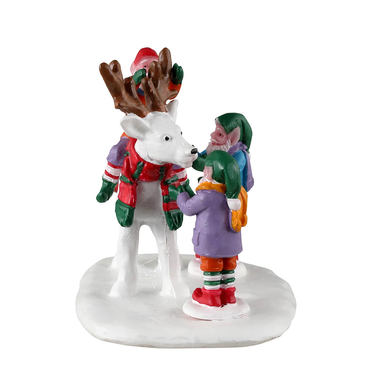 lemax-reindeer-snowman-figurine-lutins-santa-s-wonderland image 2