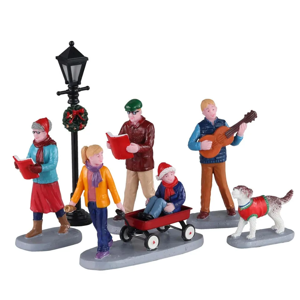 lemax-merry-songs-figurines-chorale-miniature-de-collection image 1