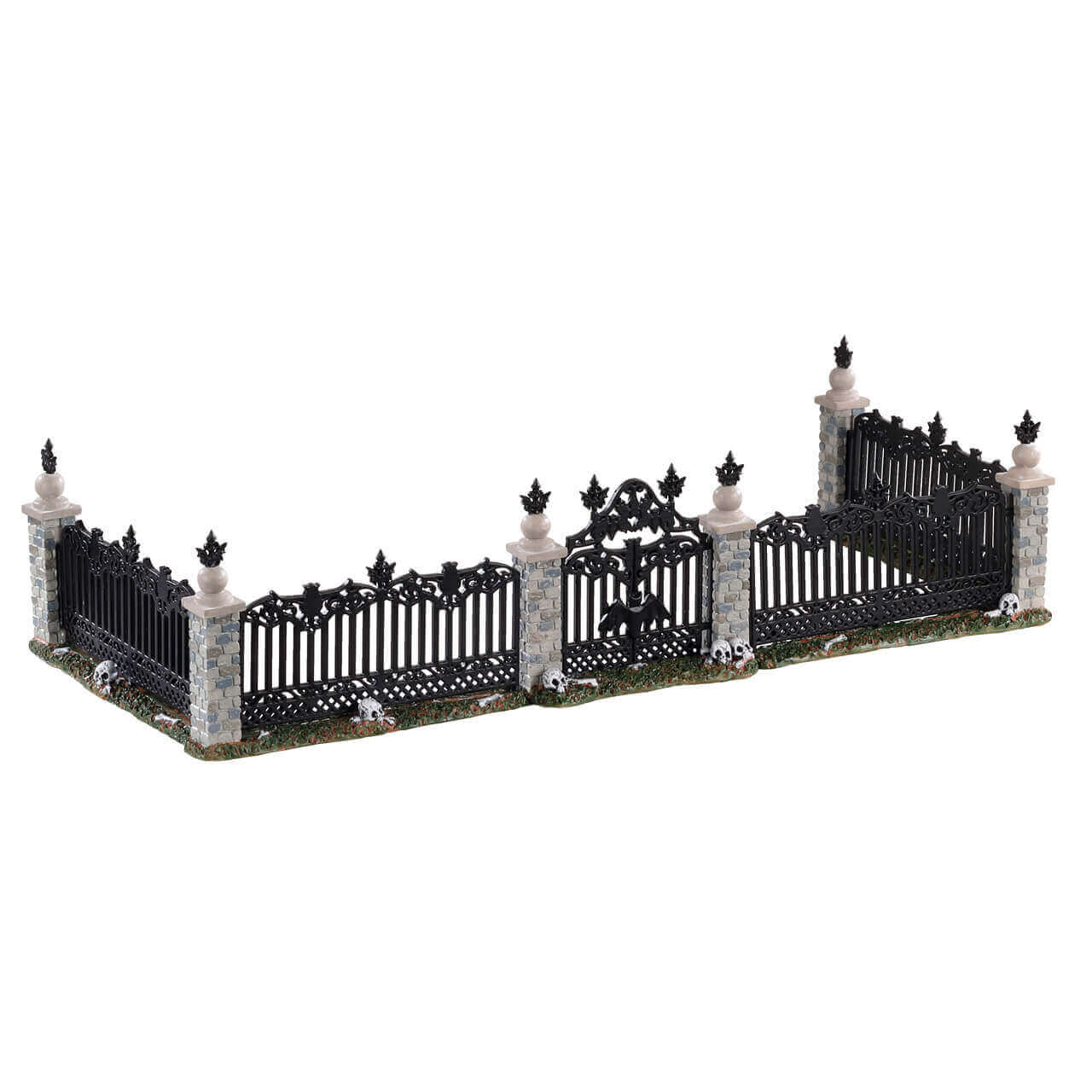 lemax-bat-fence-gate-portail-barri-re-chauve-souris-spooky-town image 1