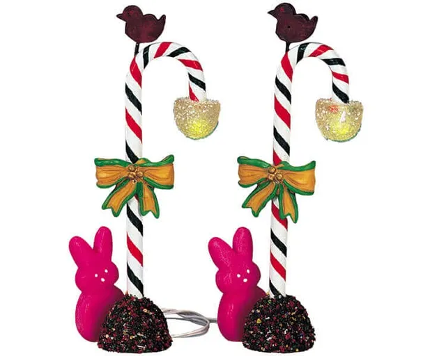 lemax-gumdrop-street-lamp-r-verb-re-miniature-lumineux image 1