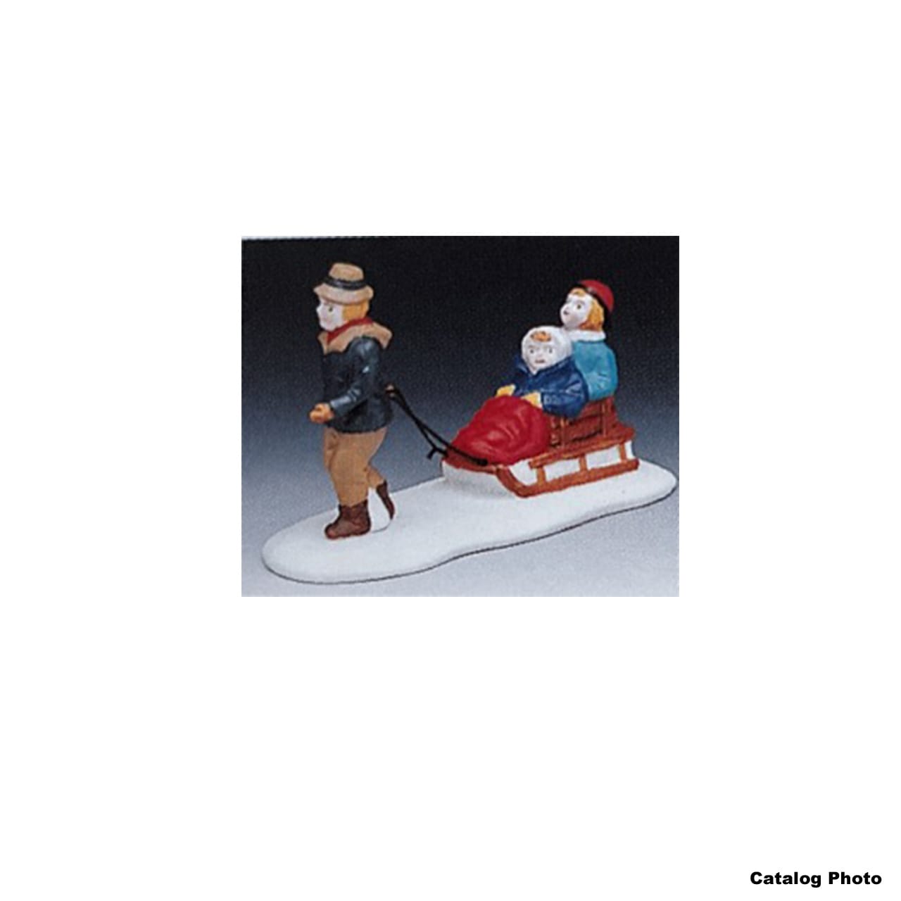 lemax-pulling-sleigh-figurine-miniature-de-village-de-no-l image 2