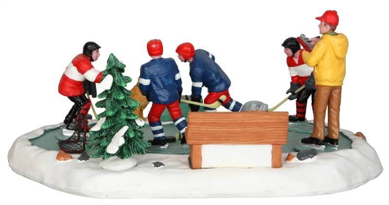 lemax-hockey-tryouts-figurine-miniature-hockey-sur-glace image 3