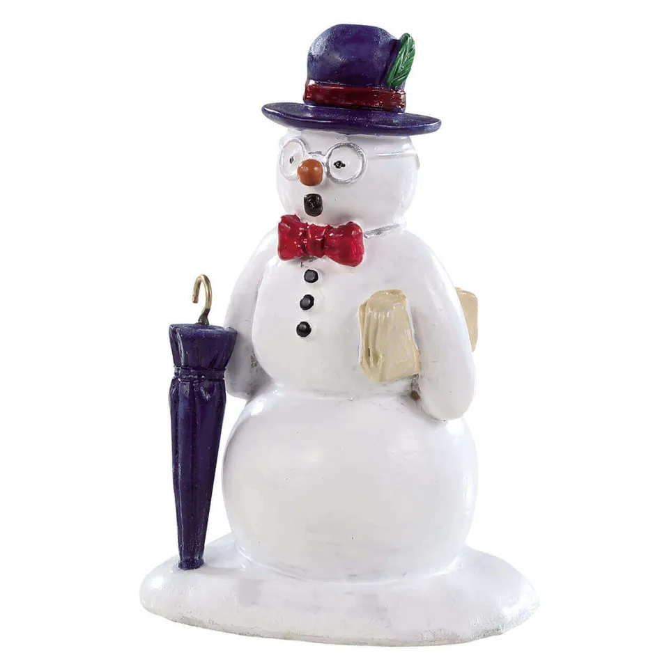lemax-dapper-debonair-snowman-figurine-de-collection-caddington image 1