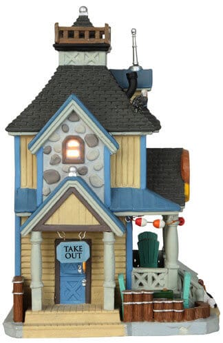 lemax-the-fish-merchant-b-timent-miniature-poissonnier-lumineux image 2