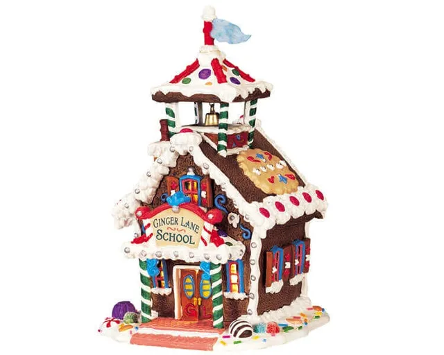 lemax-ginger-lane-school-b-timent-miniature-village-de-no-l-sugar-n-spice image 1